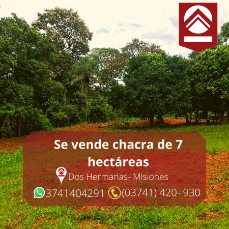 Se vende chacra de 7 hectareas 