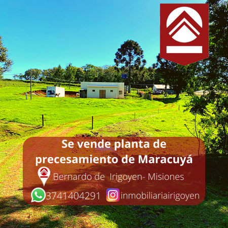 Se vende planta de elaboración de maracuyá