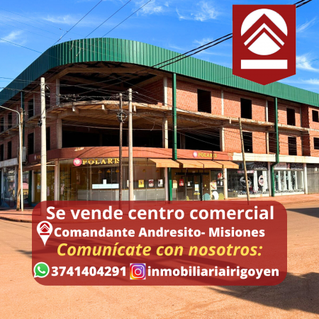 Se vende centro de comercio