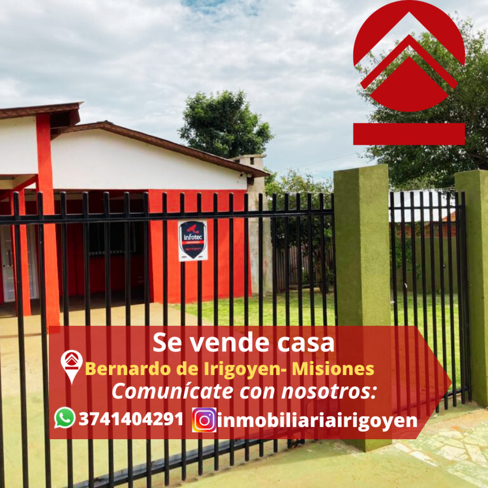 Se vende casa en terreno de 12,50 X 40