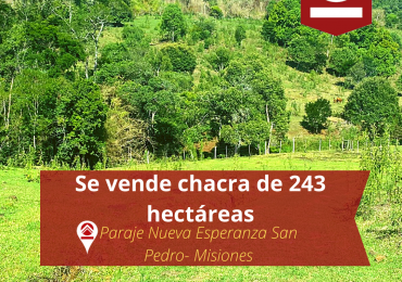 Se vende chacra de 243
