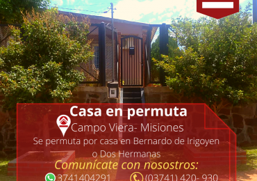 Casa en permuta