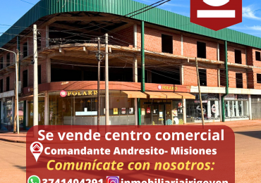 Se vende centro de comercio