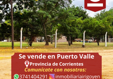 Se vende en Puerto Valle Corrientes